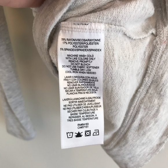 Calvin Klein | Gray Cowl Neck Sweatshirt - Picture 7 of 8